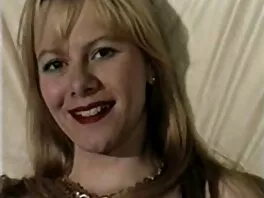 Horny Blonde MILF Striptease Masturbation Selfie